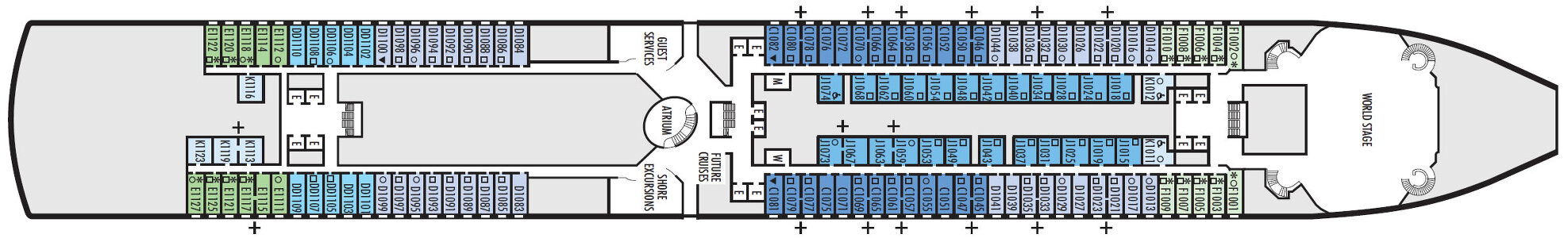 Zuiderdam - Reviews, Deckplans & Cruise Schedule - Holland America