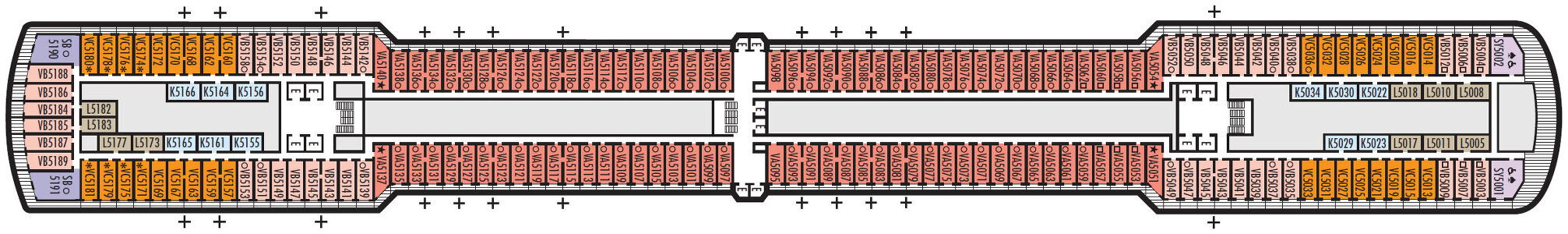 Deck 5 - Verandah Deck