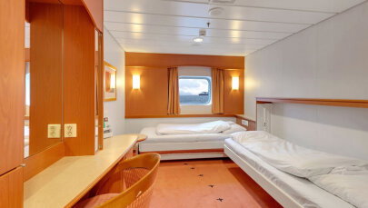 MS Trollfjord Polar Outside (Twin Beds)