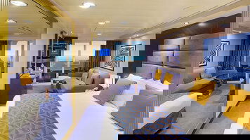 MSC Divina Deluxe Balcony with Partial View