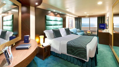 MSC Divina Premium Suite Aurea with Sealed Window