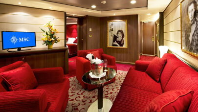MSC Divina MSC Yacht Club Executive and Family Suite with Balcony