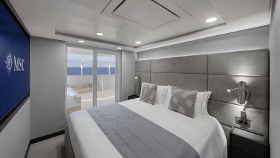 MSC Musica MSC Yacht Club Royal Suite with Whirlpool Bath