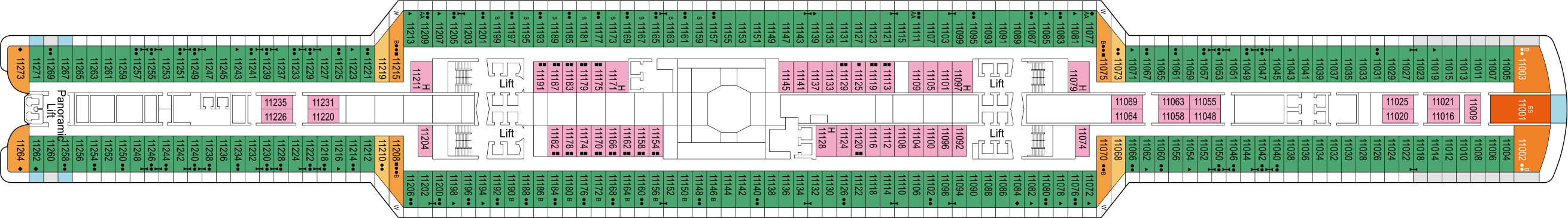 Deck 11 - Flamenco Beach