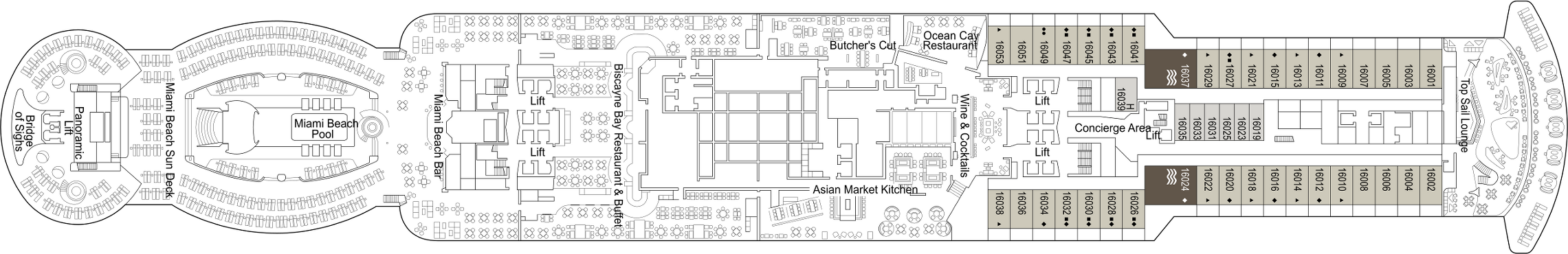 Deck 16 - Miami Beach