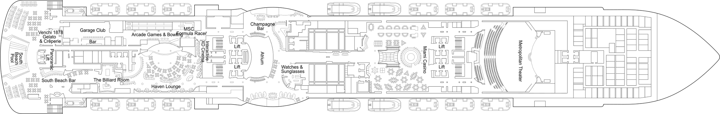 Deck 7 - South Beach