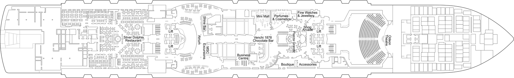 Deck 6 - Pacific Ocean