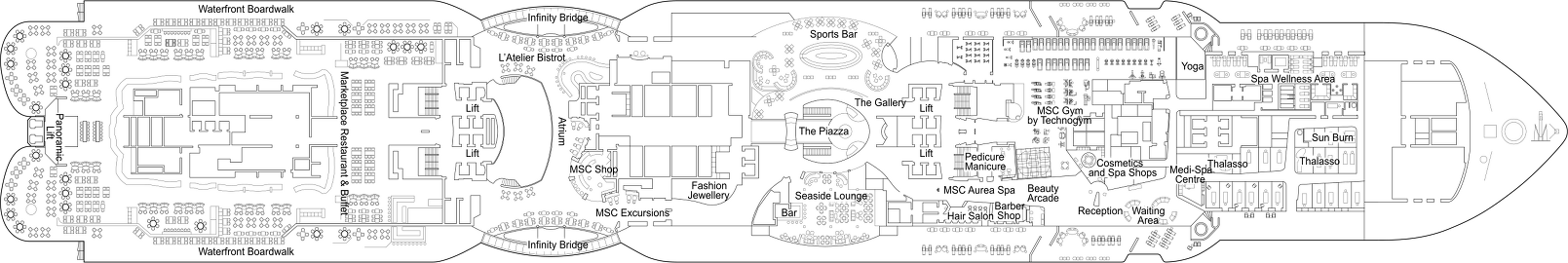 Deck 8 - Atlantic Ocean