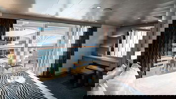 MSC World Asia Junior Suite with Promenade & Ocean View (Aurea)