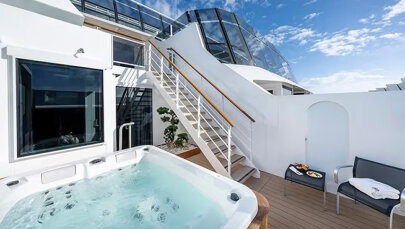 MSC World Atlantic MSC Yacht Club Duplex Suite with Jacuzzi