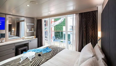 MSC World Europa Deluxe Balcony with Promenade & Ocean View