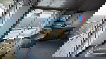 MSC World Europa Grand Suite Aurea with Terrace and Whirlpool