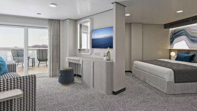 Norwegian Aura Family Suite (Master Bedroom & Large Balcony)