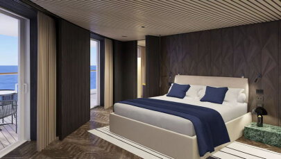 Norwegian Aura The Haven Deluxe Owner's Suite (Large Balcony)