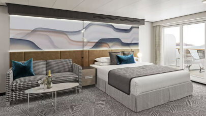 Norwegian Aura Forward-Facing Suite (Large Balcony)