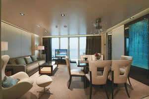 Norwegian Breakaway The Haven Aft-Facing Penthouse with Master Bedroom and Balcony