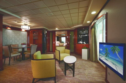 Norwegian Dawn Owner's Suite with Two Balconies