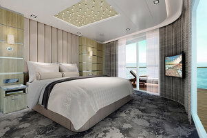 Norwegian Encore The Haven Deluxe Owner's Suite with Large Balcony