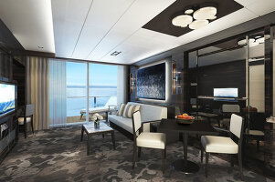 Norwegian Encore The Haven 2-Bedroom Family Villa with Balcony