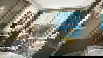 Norwegian Spirit Aft-Facing Owner's Suite with Master Bedroom & Balcony