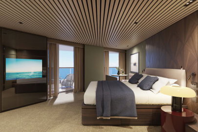 Norwegian Viva The Haven Aft-Facing Owner's Suite (Master Bedroom & Large Balcony)
