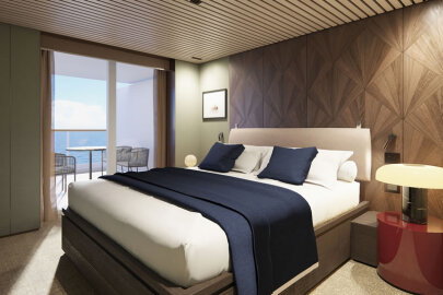 Norwegian Viva The Haven Aft-Facing Penthouse (Master Bedroom & Large Balcony)