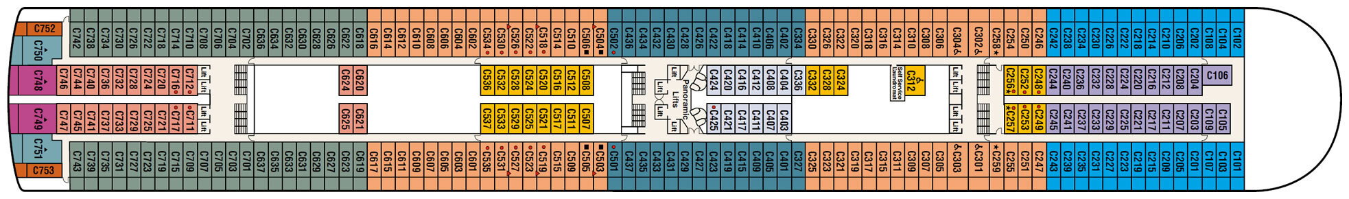 Caribbean Princess - Reviews, Deckplans & Cruise Schedule - Princess