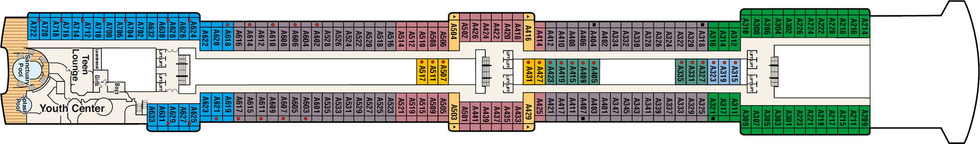 Coral Princess - Reviews, Deckplans & Cruise Schedule - Princess