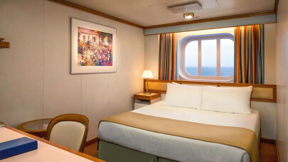 Crown Princess Oceanview Stateroom (Obstructed)