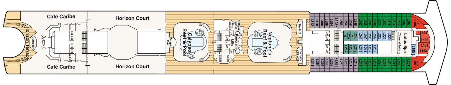 Crown Princess - Reviews, Deckplans & Cruise Schedule - Princess