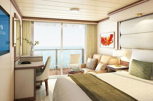 Discovery Princess Deluxe Balcony Stateroom