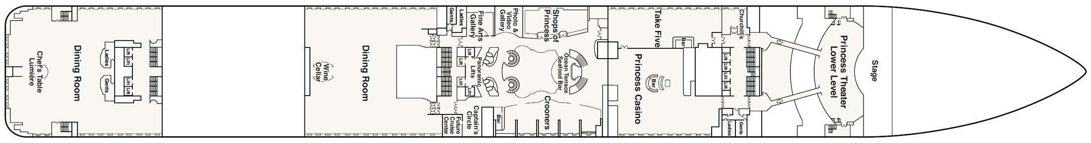 Enchanted Princess - Reviews, Deckplans & Cruise Schedule - Princess