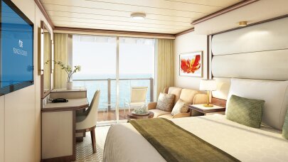 Majestic Princess Deluxe Balcony Stateroom (Obstructed)