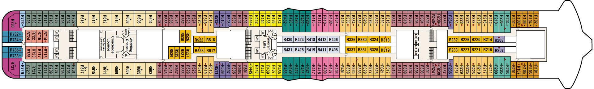 Royal Princess - Reviews, Deckplans & Cruise Schedule - Princess