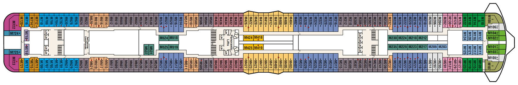 Sky Princess - Reviews, Deckplans & Cruise Schedule - Princess