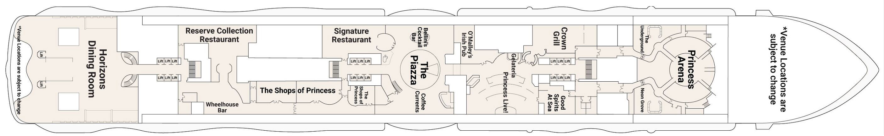 Star Princess - Reviews, Deckplans & Cruise Schedule - Princess