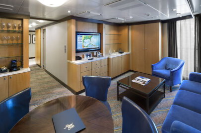 Allure of the Seas Spacious AquaTheater Suite with Large Balcony
