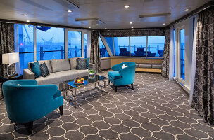 Harmony of the Seas Spacious AquaTheater Suite with Large Balcony