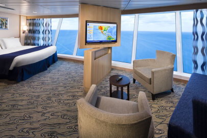 Independence of the Seas Ocean View Panoramic Suite (No Balcony)