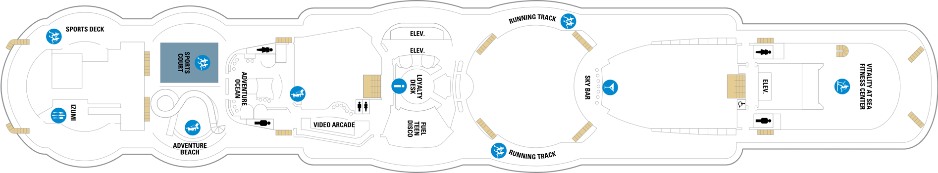 Jewel of the Seas - Reviews, Deckplans & Cruise Schedule - Royal Caribbean