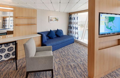 Mariner of the Seas Ocean View Panoramic Suite (No Balcony)