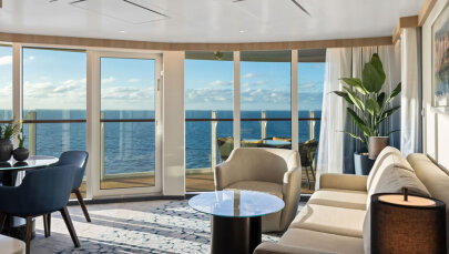 Utopia of the Seas AquaTheater Suite with Large Balcony