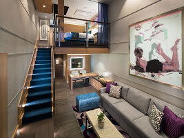 Wonder of the Seas Crown Loft Suite with Balcony