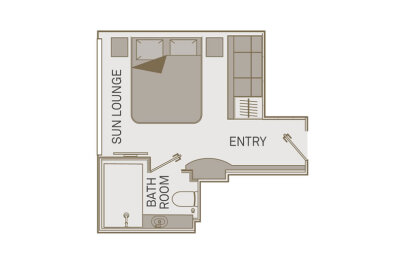 Scenic Azure Riverview Suite