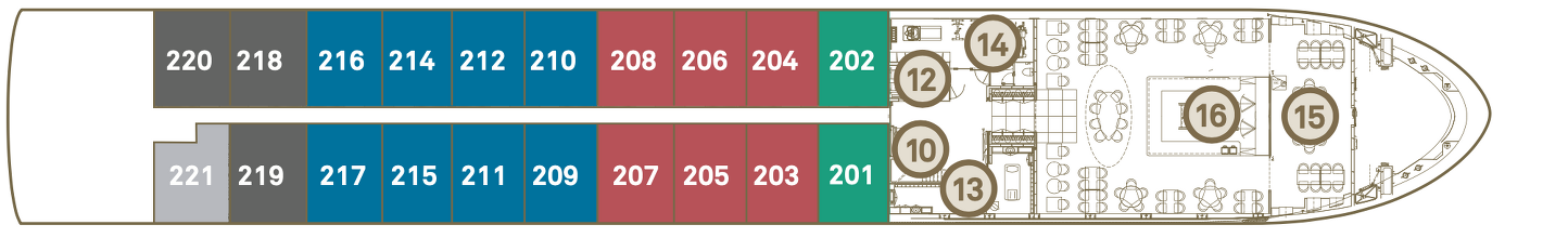 Sapphire Deck (Level 2)