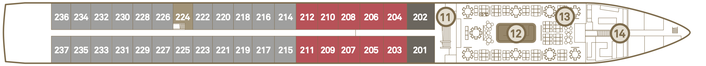 Sapphire Deck (Level 2)