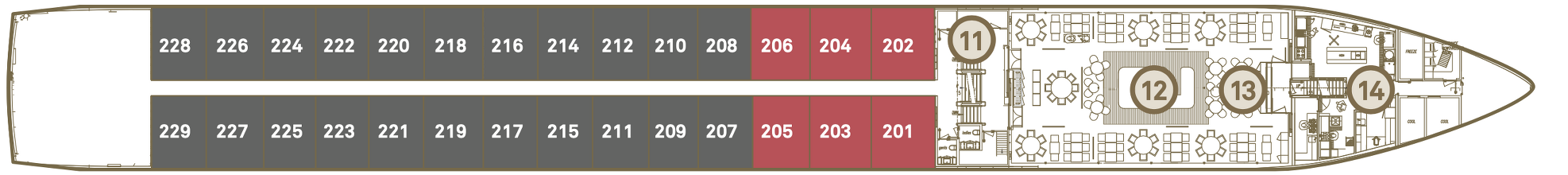 Sapphire Deck (Level 2)