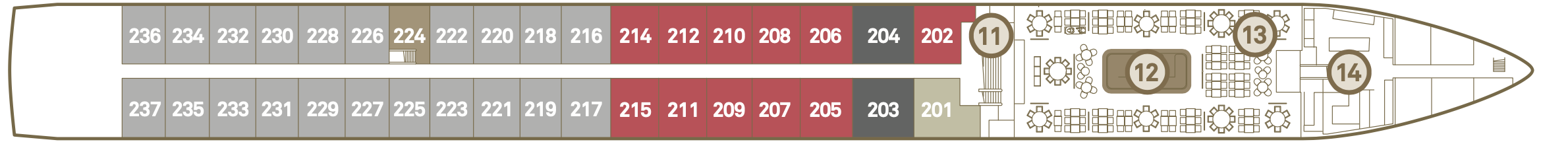 Sapphire Deck (Level 2)