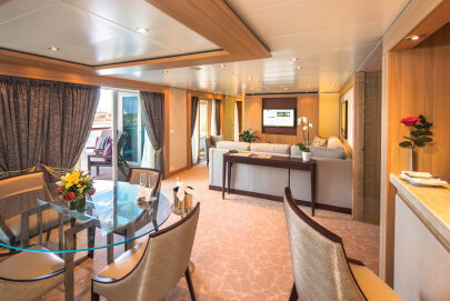 Seabourn Sojourn Suite (Grand Wintergarden)
