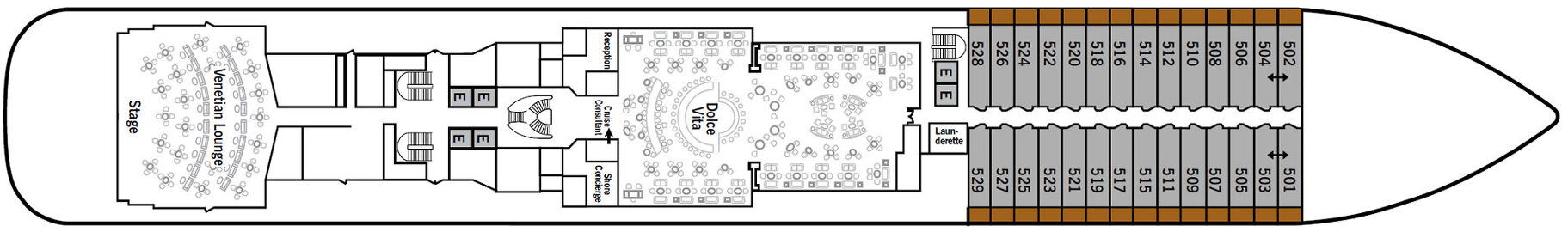 Silver Dawn - Reviews, Deckplans & Cruise Schedule - Silversea